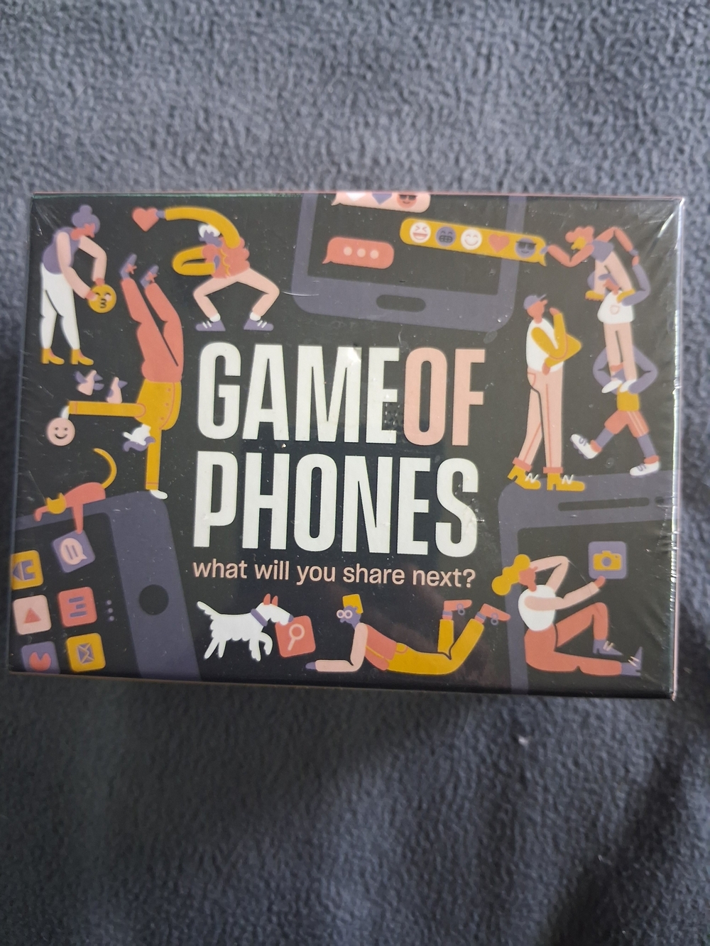 Game of Phones Party Phone Game - Black